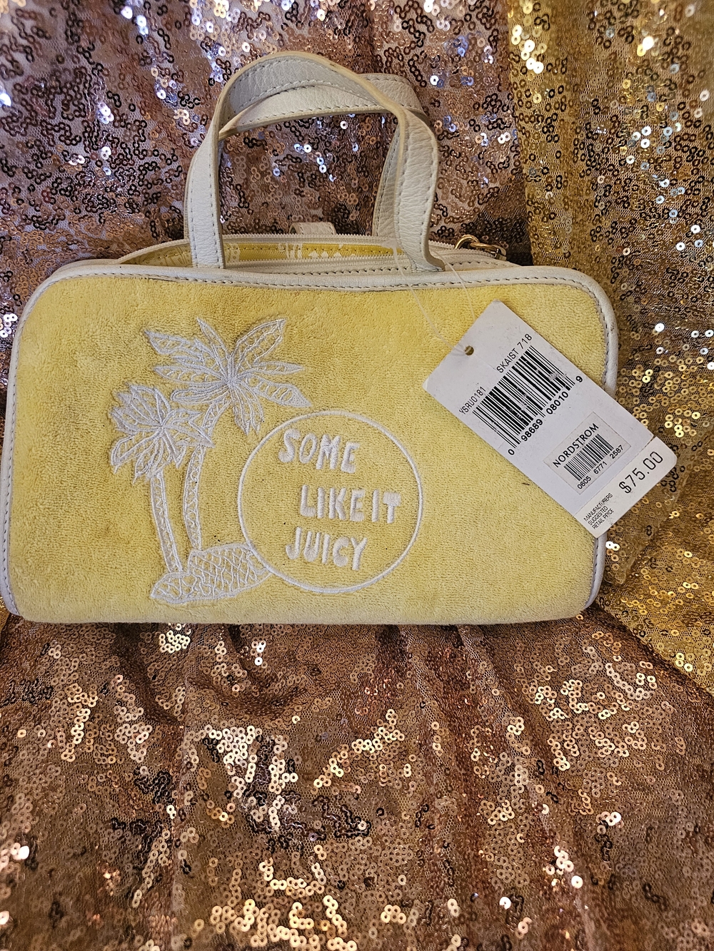 Juicy Couture Yellow 'Some Like It Juicy' Tote